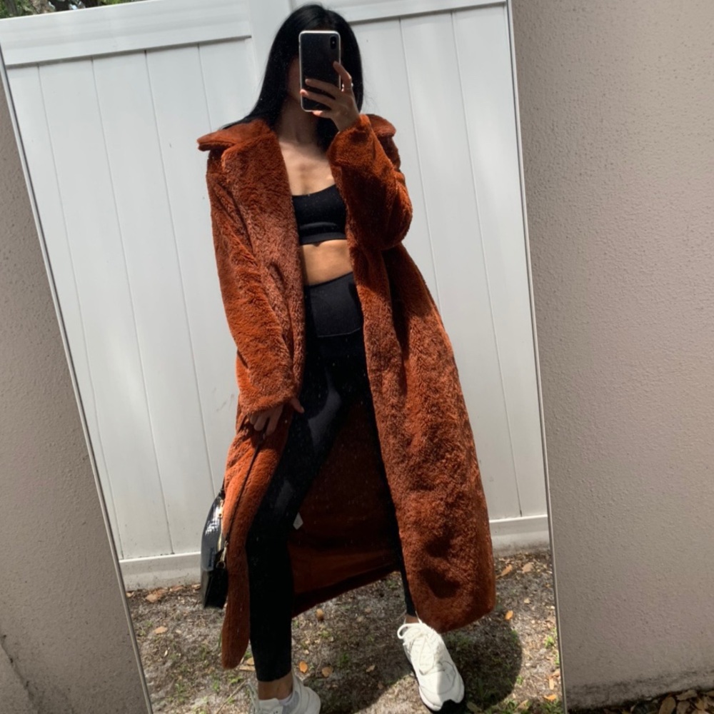 Long Fur Coat - Picture 1 of 15
